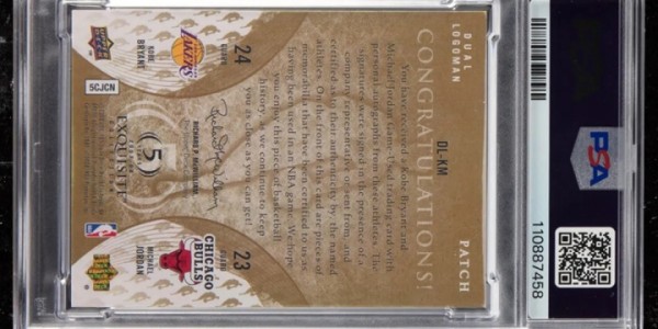 开云-新纪录将诞生！一张乔丹&amp;amp;科比双签名球星卡预计出售价超600万美元