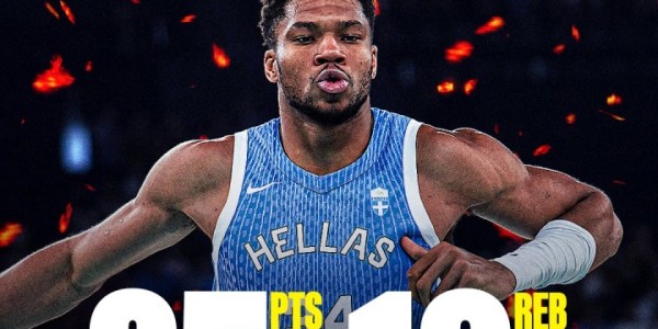 开云体育官网-字母哥欧锦赛热身赛首秀🔥15分钟12中9爆砍25分10板3助2断2帽